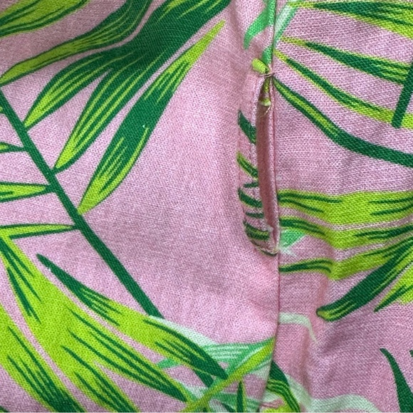 Barbour Papyrus Palm Print Cotton Sundress  Sz: 12 - Picture 9 of 9